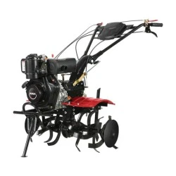 Σκαπτικό πετρελαίου MIYAKE SK80-5D 5HP σχοινί με θέση αποθήκευσης εργαλείων και ρυθμιζόμενο τιμόνι