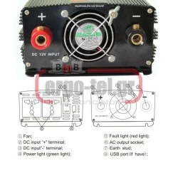 Φορτιστής μπαταρίας BC-1210A είσοδος 230VAC έξοδος 12VDC 10A 120W SIMIN