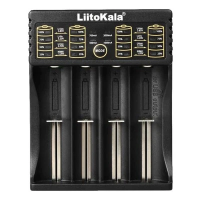 Φορτιστής LIITOKALA LII-402 για μπαταρίες NiMH/CD Li-Ion IMR 4 θέσεων με θύρα εξόδου τύπου USB Φορτιστής LIITOKALA LII-402 για μπαταρίες NiMH/CD Li-Ion IMR 4 θέσεων με θύρα εξόδου τύπου USB