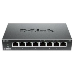 Μεταγωγέας δικτύου D-LINK DES-108 8-Port Fast Ethernet Unmanaged Desktop Switch