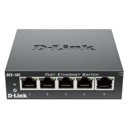 Μεταγωγέας δικτύου D-LINK DES-105 5-Port Fast Ethernet Unmanaged Desktop Switch