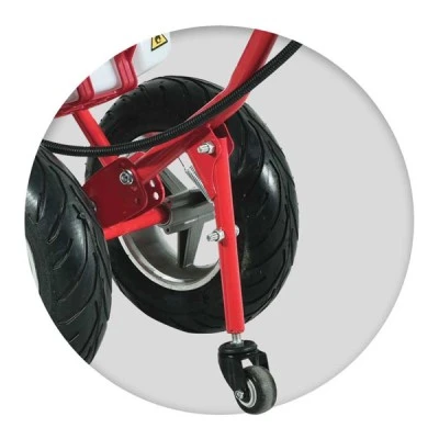 Θαμνοκοπτικό βενζίνης MIYAKE XL 22 δίχρονο 2,00Hp 7000Rpm με σπαστό τιμόνι και τροχούς