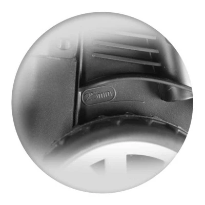 Χλοοκοπτική ηλεκτρική μηχανή PLUS XL 1200W με κάδο 27L και 3 σκάλες ύψους από 20 έως 60mm