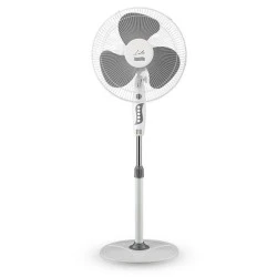 Ανεμιστήρας δαπέδου LIFE FS-100 45W με 3 ταχύτητες ροής αέρα και μεταλλικό πλέγμα προστασίας