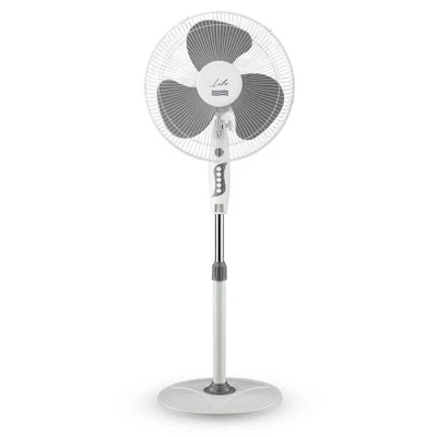 Ανεμιστήρας δαπέδου LIFE FS-100 45W με 3 ταχύτητες ροής αέρα και μεταλλικό πλέγμα προστασίας Ανεμιστήρας δαπέδου LIFE FS-100 45W με 3 ταχύτητες ροής αέρα και μεταλλικό πλέγμα προστασίας