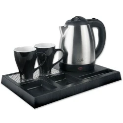 Δίσκος καλωσορίσματος LIFE Welcome με inox βραστήρα 1.2L 1800W και 2 κούπες