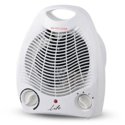 Αερόθερμο LIFE WARMY 1000W/2000W 230V 50Hz με ενδεικτική λυχνία λειτουργίας και πρακτική λαβή