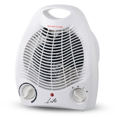 Αερόθερμο LIFE WARMY 1000W/2000W 230V 50Hz με ενδεικτική λυχνία λειτουργίας και πρακτική λαβή Αερόθερμο LIFE WARMY 1000W/2000W 230V 50Hz με ενδεικτική λυχνία λειτουργίας και πρακτική λαβή