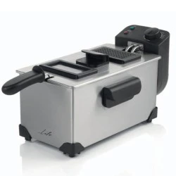 Ανοξείδωτη φριτέζα 3L 2200W 230V LIFE Friteza με ρυθμιζόμενο θερμοστάτη και λυχνία ελέγχου