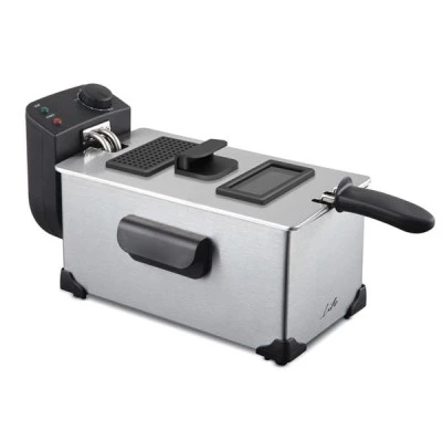 Ανοξείδωτη φριτέζα 3L 2200W 230V LIFE Friteza με ρυθμιζόμενο θερμοστάτη και λυχνία ελέγχου