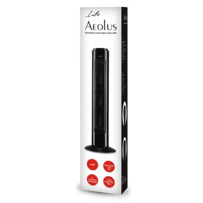Επιδαπέδιος ανεμιστήρας στήλη LIFE Aeolus 45W 220-240V 50Hz με 3 ταχύτητες λειτουργίες