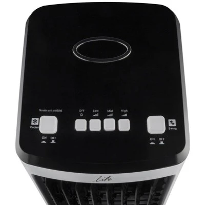 Air cooler με λειτουργία ψύξης μέσω εξάτμισης νερού LIFE Alaska 80W 220V 50Hz για χώρους έως 25τ.μ.
