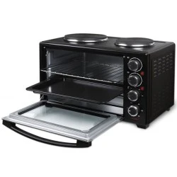 Ηλεκτρικό κουζινάκι LIFE 38L 3200W 230V 50/60Hz με κυκλοφορία θερμού αέρα και 2 εστίες