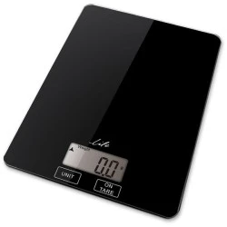 Γυάλινη ψηφιακή ζυγαριά κουζίνας LIFE Accuracy με ψηφιακή οθόνη LCD και ένδειξη χαμηλής μπαταρίας