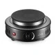 Επιτραπέζια ηλεκτρική εστία LIFE MATAKI Black 500W 220-240V με αντιολισθητικά ποδαράκια