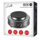 Επιτραπέζια ηλεκτρική εστία LIFE MATAKI Black 500W 220-240V με αντιολισθητικά ποδαράκια