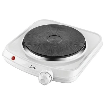 Επιτραπέζια μονή ηλεκτρική εστία LIFE PERFECT COOK 1500W με ρυθμιζόμενο θερμοστάτη 5 θέσεων