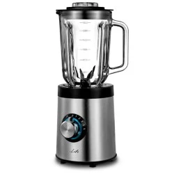 Μπλέντερ με γυάλινη κανάτα LIFE VELOCE 1.5L 800W με διακόπτη λειτουργίας και φωτισμό LED