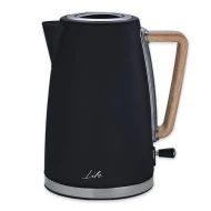Premium design βραστήρας LIFE RITZ Black 1.7L 2200W με περίβλημα σε μαύρο soft-touch χρώμα