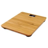 Bamboo ηλεκτρονική ζυγαριά μπάνιου LIFE NATURE 28x28cm με ψηφιακή οθόνη LCD