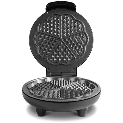 Βαφλιέρα LIFE HEART 1000W 220V με 2 ενδεικτικές λυχνίες λειτουργίας & επίτευξης θερμοκρασίας ψησίματ