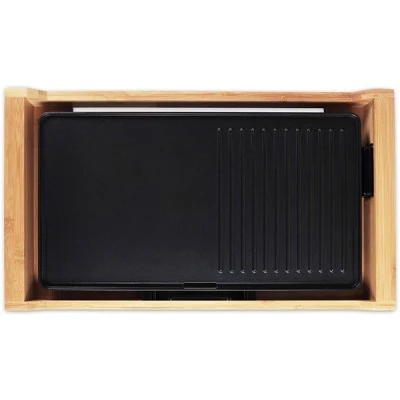Ηλεκτρική γκριλιέρα LIFE JAPANESE GRILL Teppanyaki 1800W με πλαίσιο από bamboo Ηλεκτρική γκριλιέρα LIFE JAPANESE GRILL Teppanyaki 1800W με πλαίσιο από bamboo