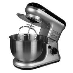 Κουζινομηχανή LIFE Sous Chef GALLERY 1200W με inox κάδο μίξης 5L σε μαύρο-γκρι χρώμα