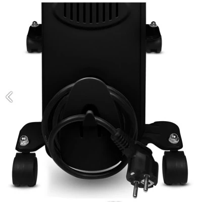 Καλοριφέρ λαδιού με 13 φέτες 2500W μαύρο με 3 επίπεδα λειτουργίας & ροδάκια για εύκολη μεταφορά Καλοριφέρ λαδιού με 13 φέτες 2500W μαύρο με 3 επίπεδα λειτουργίας & ροδάκια για εύκολη μεταφορά
