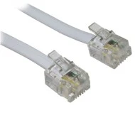Καλώδιο τηλεφώνου 20m POWERTECH CAB-T028 RJ11 6P4C CCA σε λευκό χρώμα