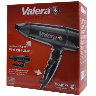 Επαγγελματικό σεσουάρ μαλλιών VALERA SWISS LIGHT 5400T 2000W με αναδιπλούμενη λαβή