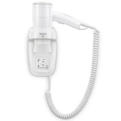 Σεσουάρ μαλλιών ξενοδοχειακού τύπου VALERA 1600W με υποδοχή τροφοδοσίας για ξυριστική μηχανή Σεσουάρ μαλλιών ξενοδοχειακού τύπου VALERA 1600W με υποδοχή τροφοδοσίας για ξυριστική μηχανή