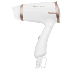 Σεσουάρ μαλλιών 1400W 230V PC-HT 3009 WHITE με αναδιπλούμενη λαβή σε λευκό/σαμπανί χρώμα