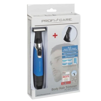 Trimmer σώματος ή γενειάδας και trimmer μύτης / αυτιών PC-BHT 3074 με ρυθμιζόμενο μήκος κοπής Trimmer σώματος ή γενειάδας και trimmer μύτης / αυτιών PC-BHT 3074 με ρυθμιζόμενο μήκος κοπής