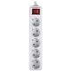 Πολύπριζο 5 θέσεων SONORA PSW501 250V 16A με διακόπτη ON/OFF και καλώδιο 1.5m σε λευκό χρώμα Πολύπριζο 5 θέσεων SONORA PSW501 250V 16A με διακόπτη ON/OFF και καλώδιο 1.5m σε λευκό χρώμα