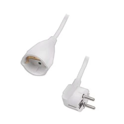 Προέκταση καλωδίου σούκο 3 μέτρα SONORA EC3W100 3 x 1.5 mm² 3500W 250V 16A σε λευκό χρώμα Προέκταση καλωδίου σούκο 3 μέτρα SONORA EC3W100 3 x 1.5 mm² 3500W 250V 16A σε λευκό χρώμα