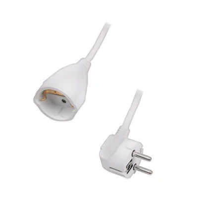 Προέκταση καλωδίου σούκο 5 μέτρα SONORA EC5W100 3 x 1.5 mm² 3500W 250V 16A σε λευκό χρώμα