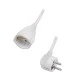 Προέκταση καλωδίου σούκο 5 μέτρα SONORA EC5W100 3 x 1.5 mm² 3500W 250V 16A σε λευκό χρώμα