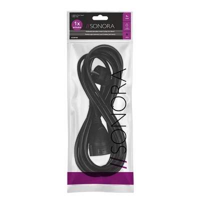 Προέκταση καλωδίου σούκο SONORA EC5B100 3500W 250V 16A 5 μέτρα 3 x 1.5 mm² μαύρο