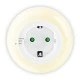 Φωτάκι νυκτός LED SONORA RING LIGHT 0.5W 6lm με pass through πρίζα σούκο