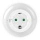 Φωτάκι νυκτός LED SONORA RING LIGHT 0.5W 6lm με pass through πρίζα σούκο