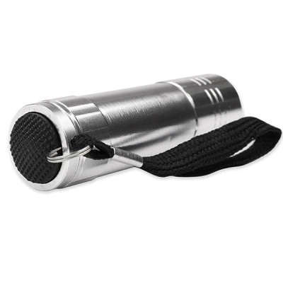 Αλουμινένιος mini φακός LED χειρός SONORA SILVER RAY 30lm ψυχρό λευκό φως 6000k & απόσταση 20m
