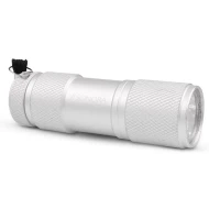 Mini φακός χειρός αλουμινένιος LED SONORA SILVER VERTEX 30lm 6000k σε ασημί χρώμα