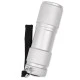 Mini φακός χειρός αλουμινένιος LED SONORA SILVER VERTEX 30lm 6000k σε ασημί χρώμα