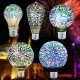 Διακοσμητικός λαμπτήρας led E27-ST64-3D ισχύος 7W 230V πολύχρωμο φως δέσμης 360° Διακοσμητικός λαμπτήρας led E27-ST64-3D ισχύος 7W 230V πολύχρωμο φως δέσμης 360°