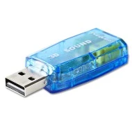 Εξωτερική κάρτα ήχου USB 2.0. NEDIS USCR10051BU με ενσωματωμένο ψηφιακό ενισχυτή