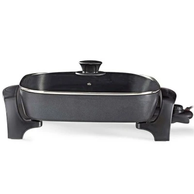 Ηλεκτρικό σκεύος μαγειρικής NEDIS FCSP110EBK40 40cm με ρυθμιζόμενο θερμοστάτη και Cool-Touch λαβές