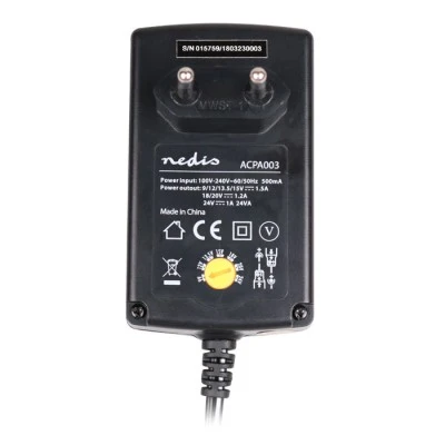 Universal τροφοδοτικό 24W ACPA003 switching με συμπαγή σχεδιασμό έξοδο 9-24V & λυχνία LED