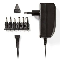 Universal τροφοδοτικό switching 27W με συμπαγή σχεδιασμό έξοδο 3-12V & 6 ανταλλακτικά βύσματα