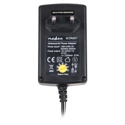 Universal τροφοδοτικό switching 27W με συμπαγή σχεδιασμό έξοδο 3-12V & 6 ανταλλακτικά βύσματα