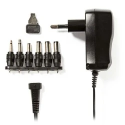 Universal τροφοδοτικό NEDIS 7.2W switching με συμπαγή σχεδιασμό έξοδο 3-12V & ενδεικτική λυχνία LED